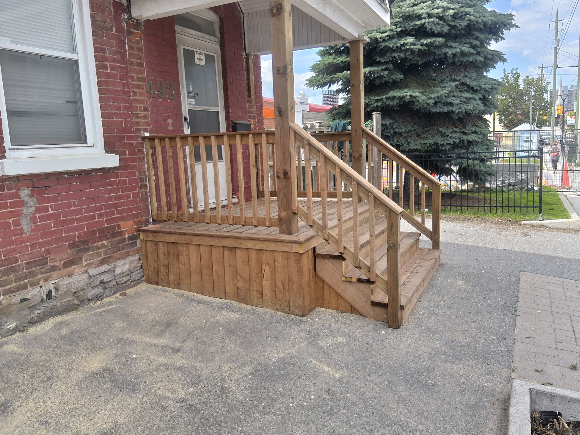 492 Bronson Street porch rebuild - Capital Ridge Construction Ottawa