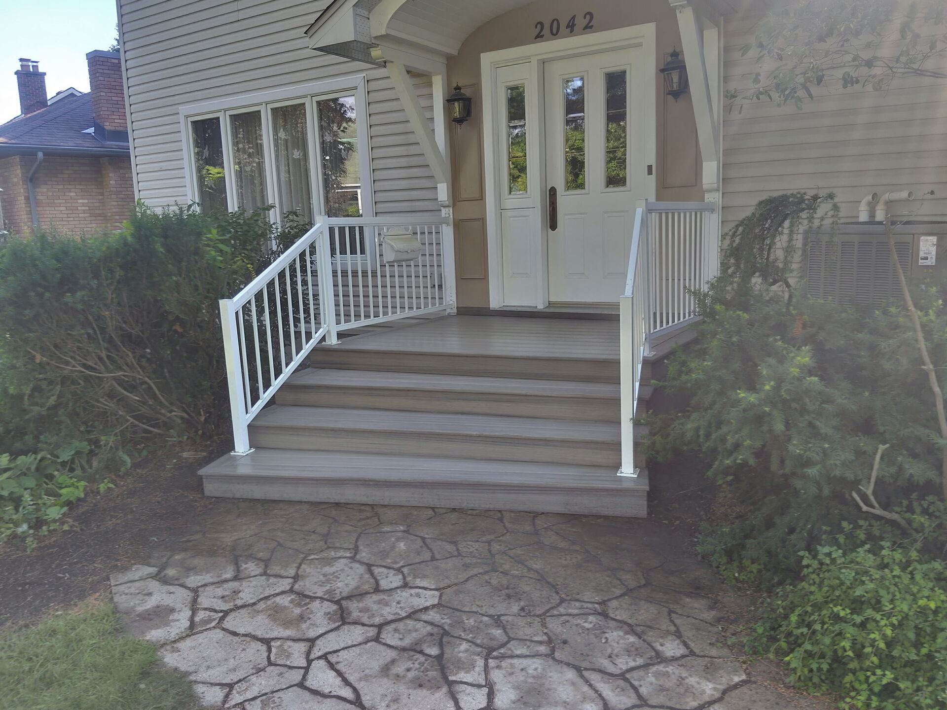 2042 Fairbanks front steps and deck rebuild - Capital Ridge Construction Ottawa